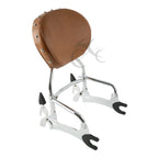 12" Backrest Sissy Bar Pad for Indian Chief Vintage (2014–2018) Chrome/Black