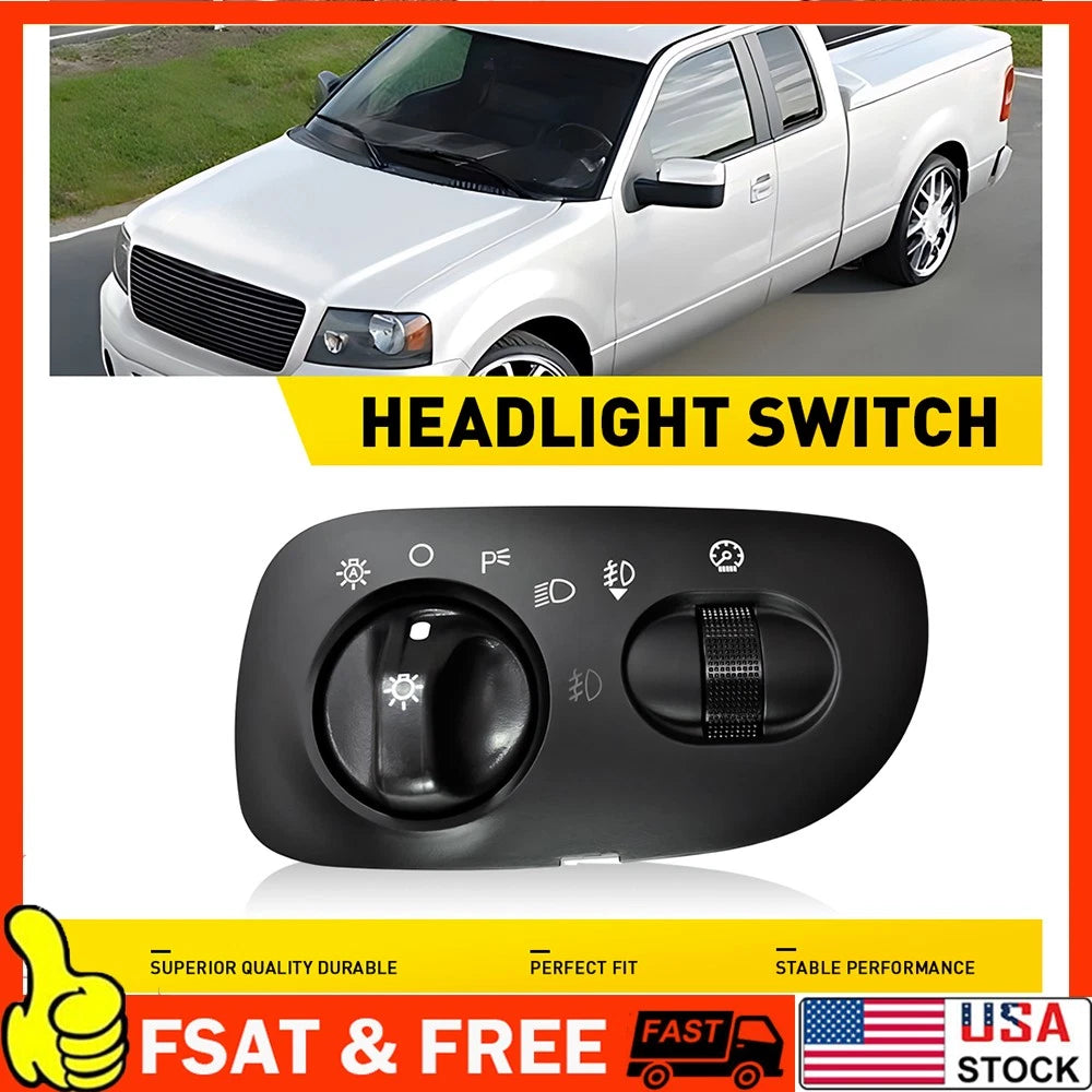 Headlamp Switch for Ford F-150 (2000â2004) with Automatic & Fog Lights