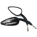 Rear View Grooved Mirrors for Harley Softail Dyna Touring Sportster