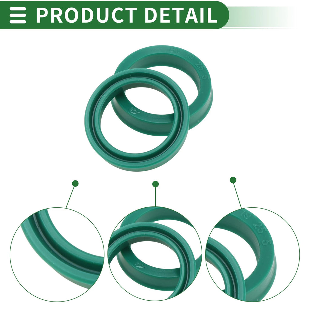 Set of 5 Oil Seal Rotary Shaft Seal 19x25x5mm TPU High Pressure