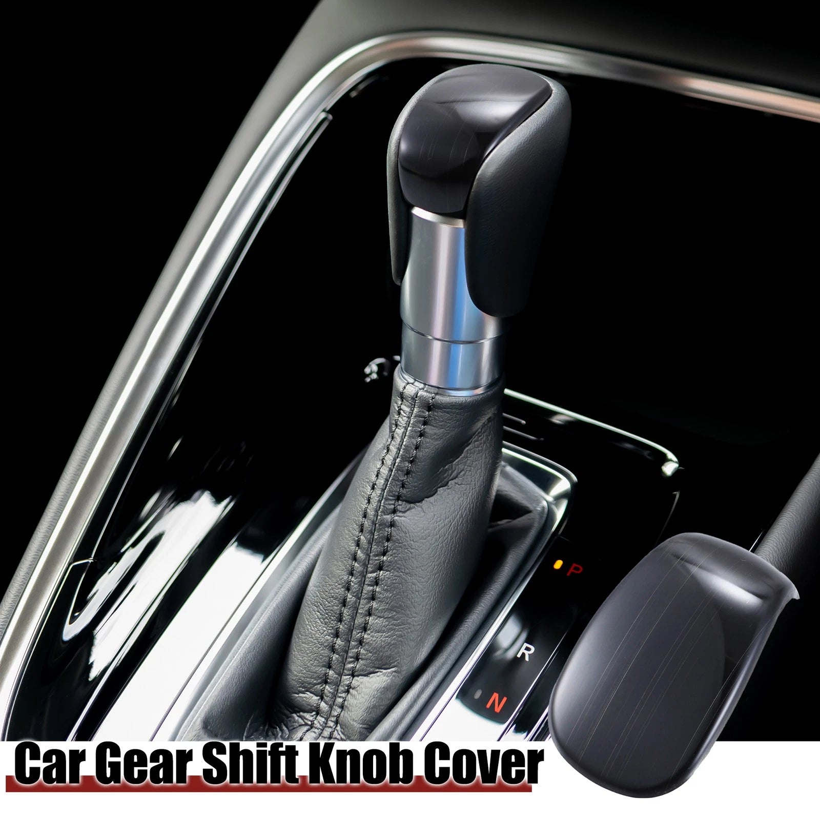 Gear Shift Lever Head Knob Cap Cover for Honda Accord (2018–2022) Black