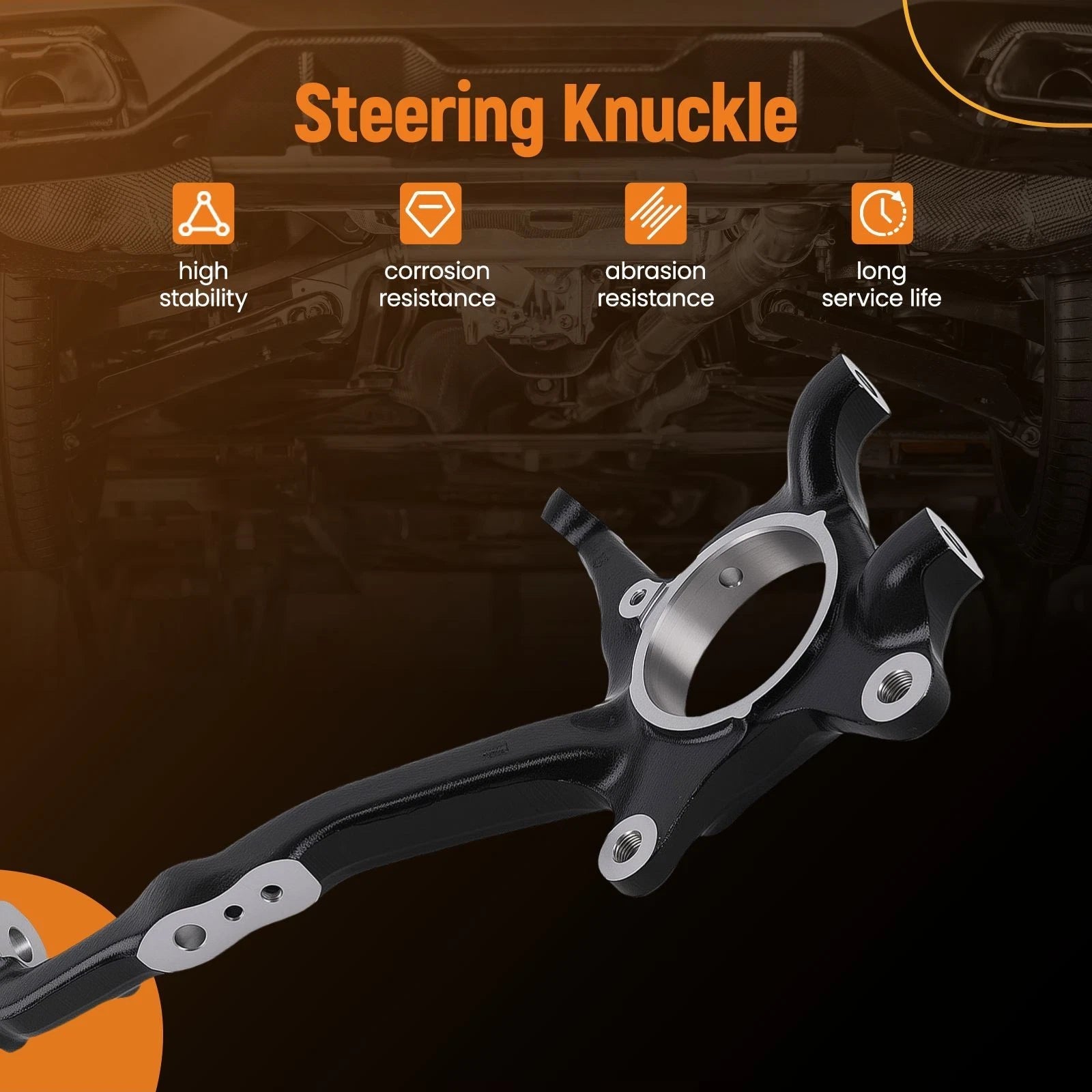 Front Driver Steering Knuckle Component Kit for GX460 4Runner (2015–2019) 4321260240