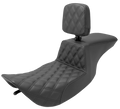 SADDLEMEN Tour Step-Up Seat for Harley FLHR/FLHX (2002–2023)