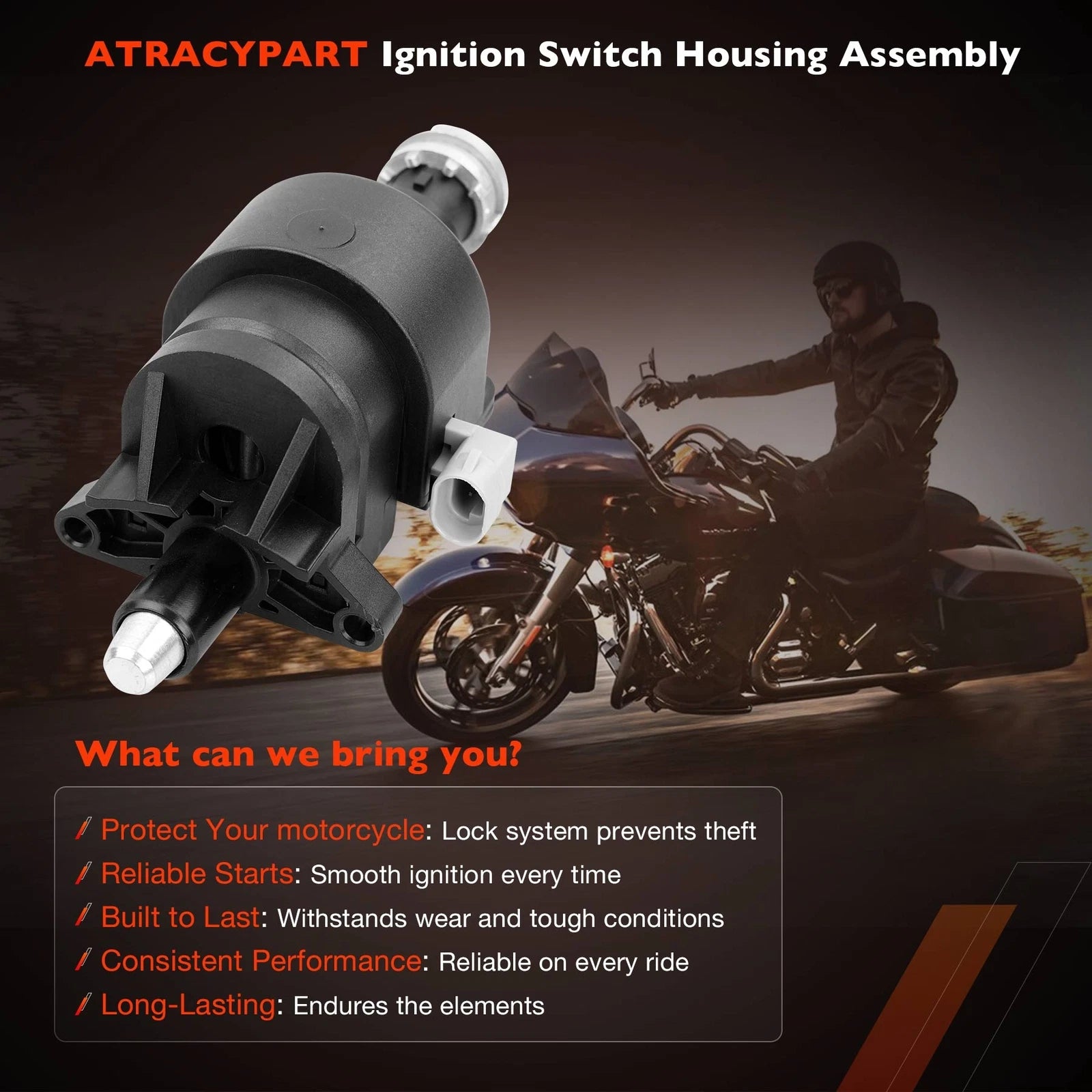 Ignition Switch Housing for Harley Electra Road Street Tri Glide (2014-2023)