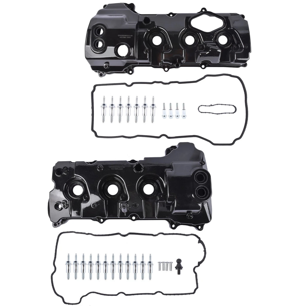 Aluminum Valve Cover Set w/Gasket for Ford F-150 Transit-150 250 350 (2015–2023)