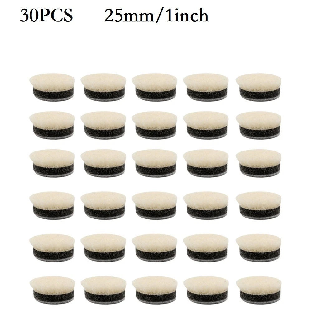 30pcs Woolen Polishing Pads for Auto Car Vehicle Cleaning Tools