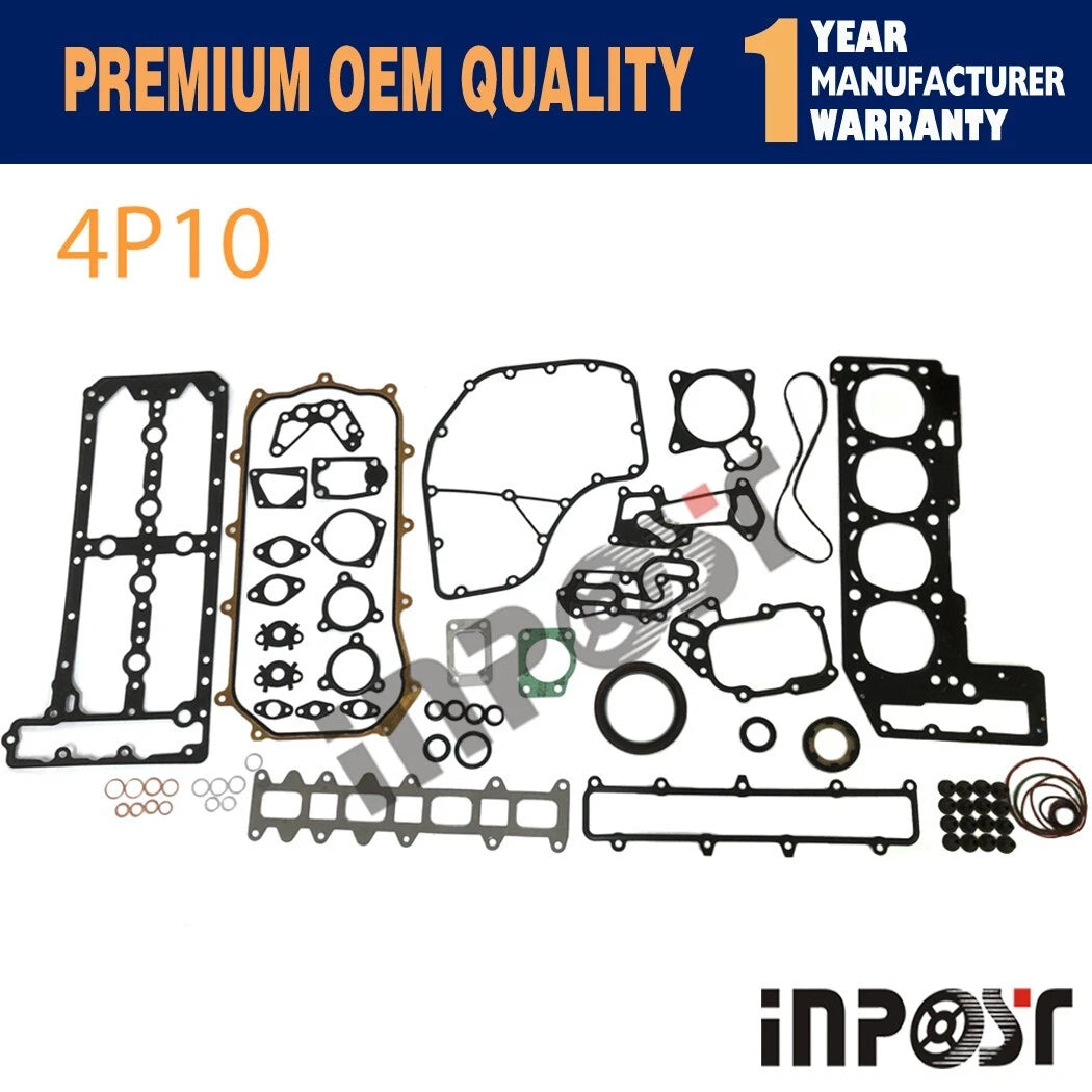 4P10 Full Gasket Set Kit for Mitsubishi 4P10 Engine