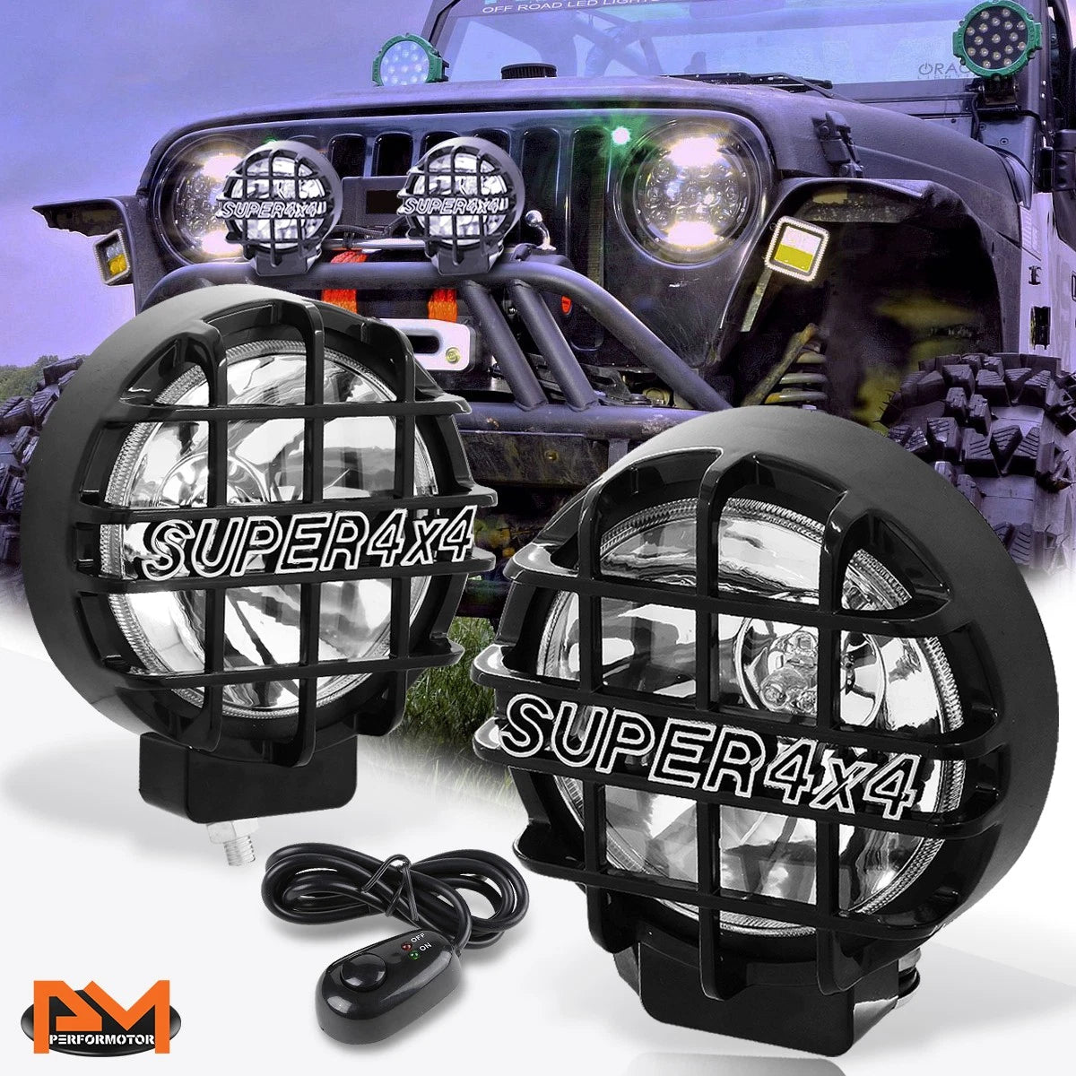 Set of 2 Black Housing Headlights for Ford Focus (2012–2014)