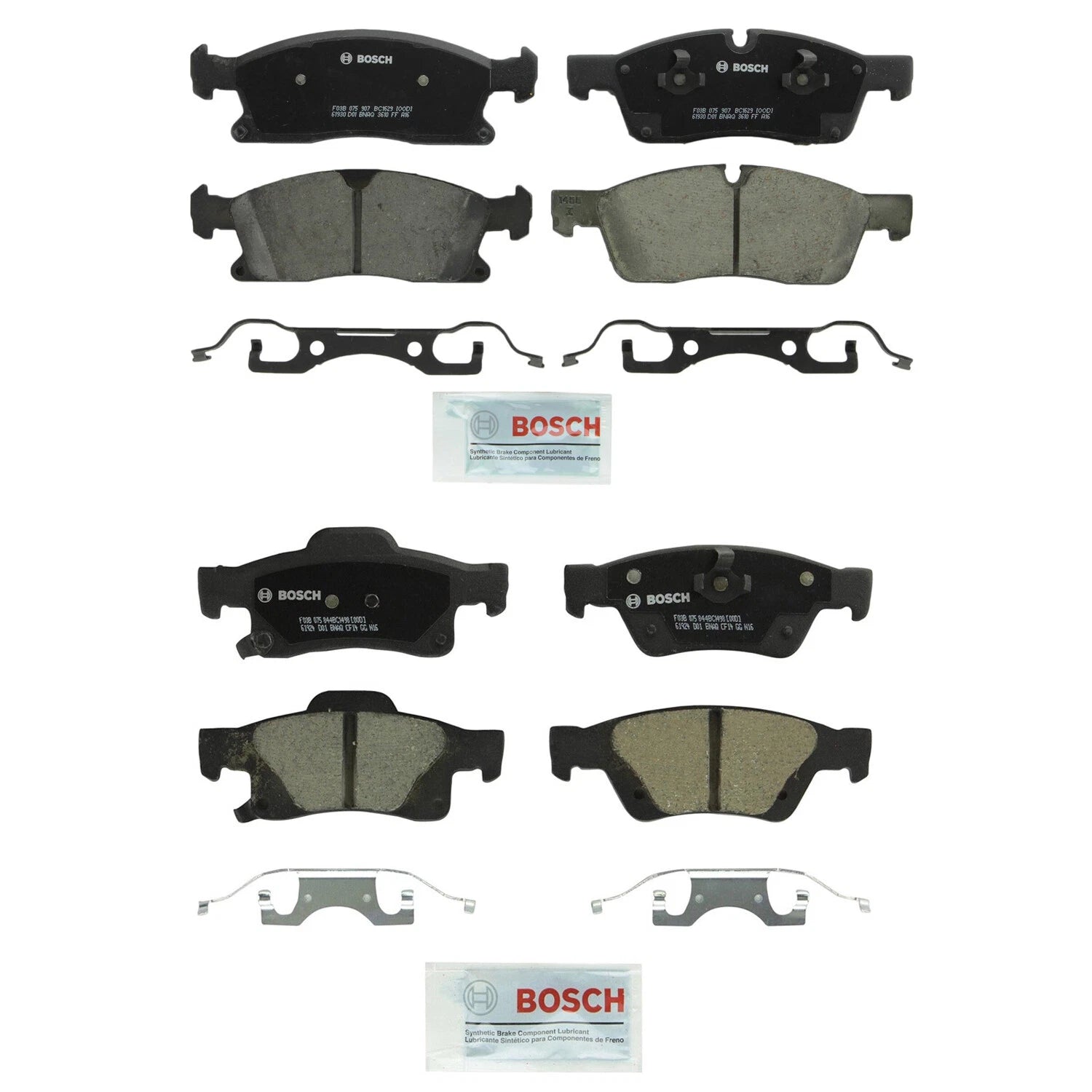 Bosch Quietcast Brake Pad Kit for Jeep Grand Cherokee (2011–2021)