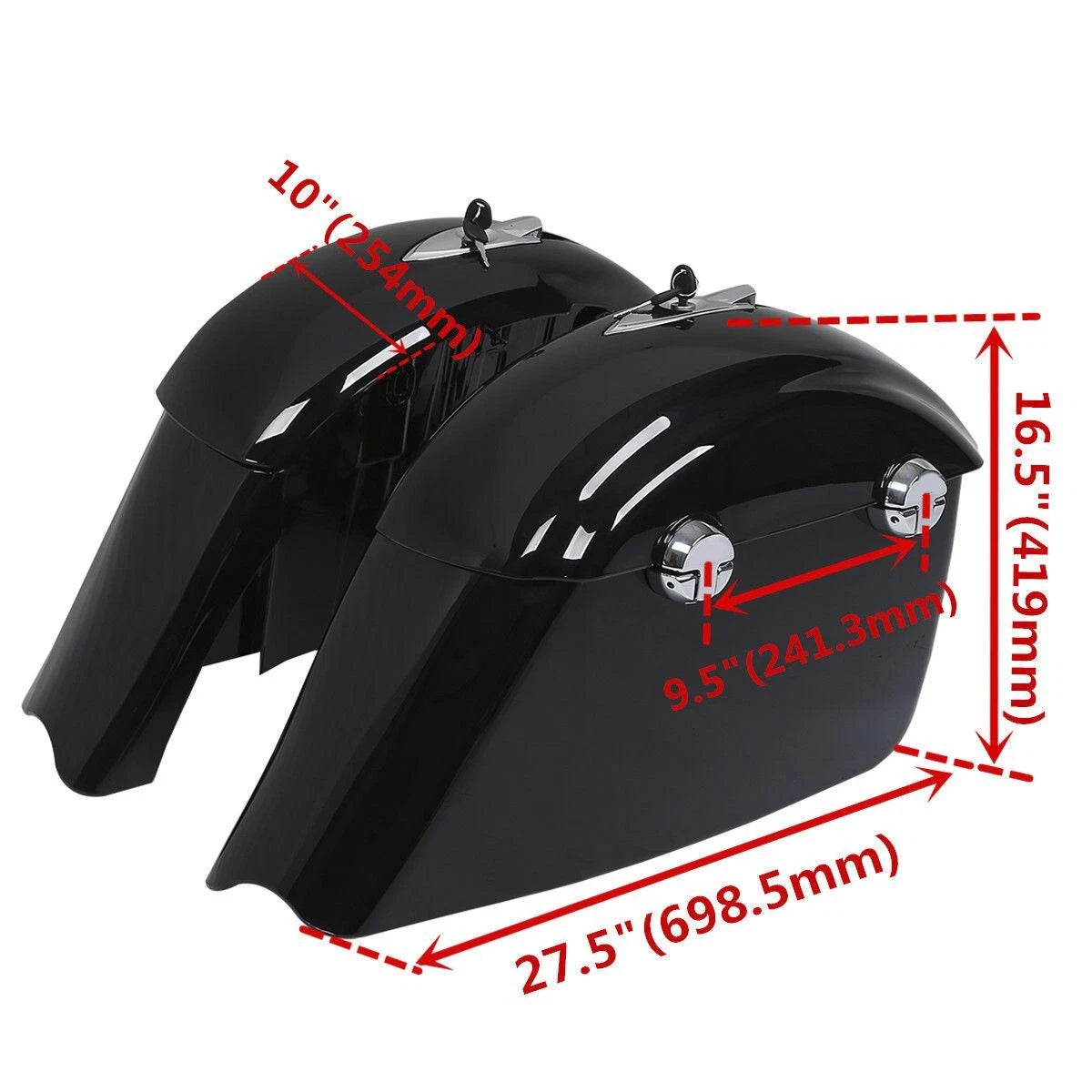 Saddlebag Electronic Latches & Liner for Indian Chieftain (2014–2018), Roadmaster (2015–2024)