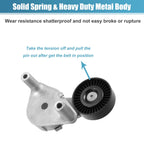 Belt Tensioner Pulley Assembly for Kia Optima (2001–2006) 25281-37120, 25281