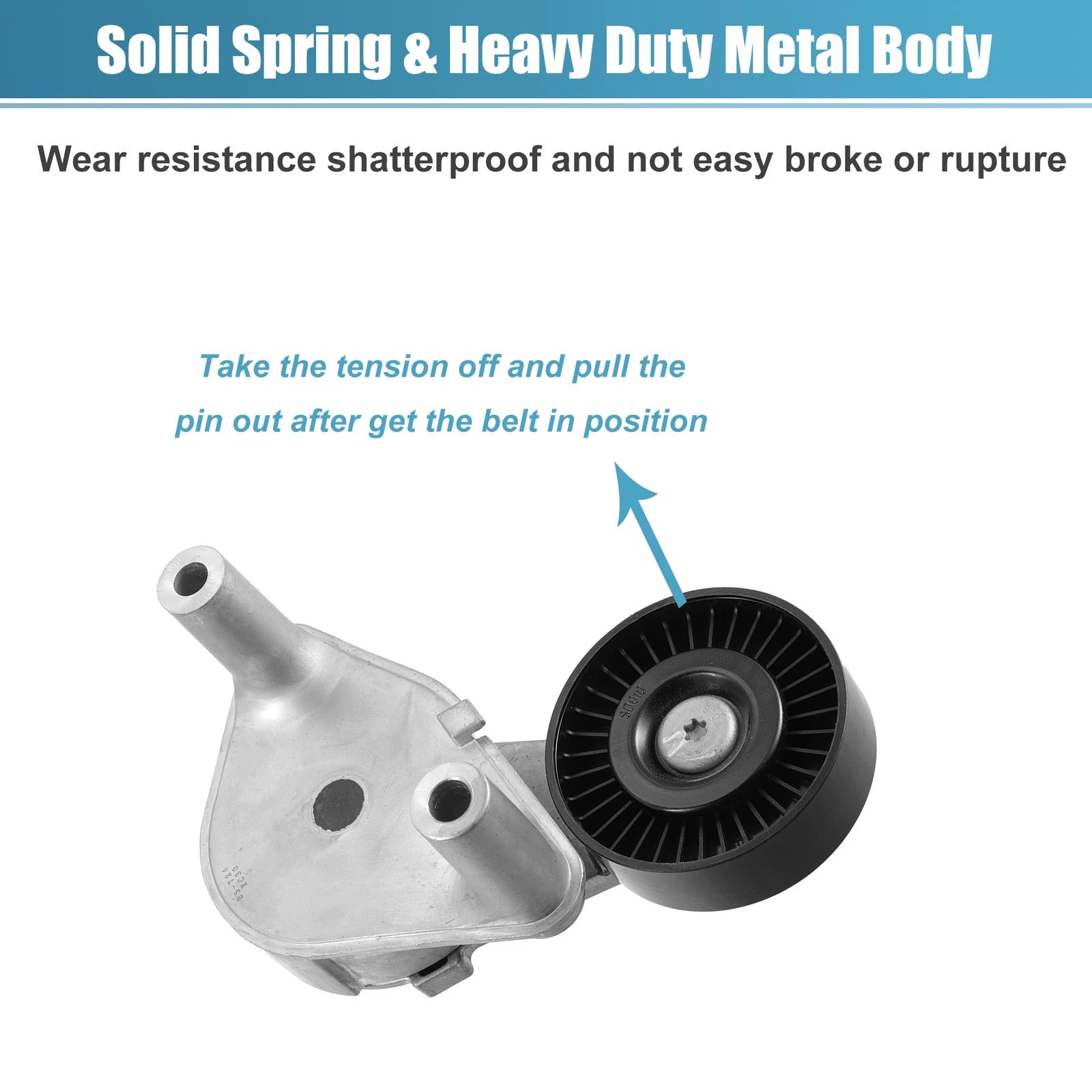 Belt Tensioner Pulley Assembly for Kia Optima (2001–2006) 25281-37120, 25281