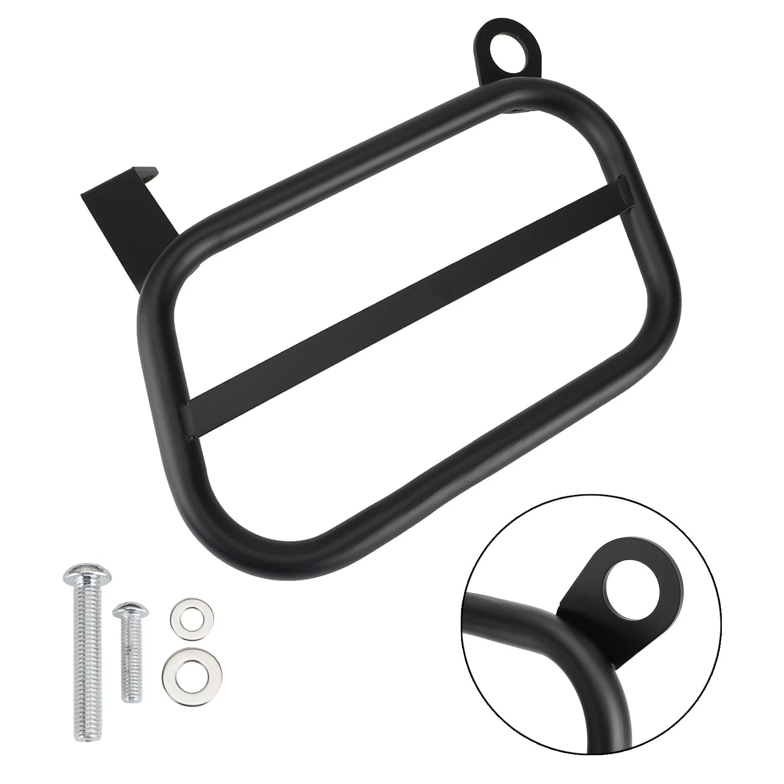 Right Black Saddlebag Support Mounting Bracket for BMW R9T (2014–2022)