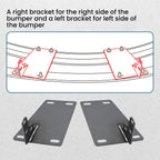 Front Bumper Conversion Bracket for Dodge RAM 1500/2500/3500 (1994-2001)