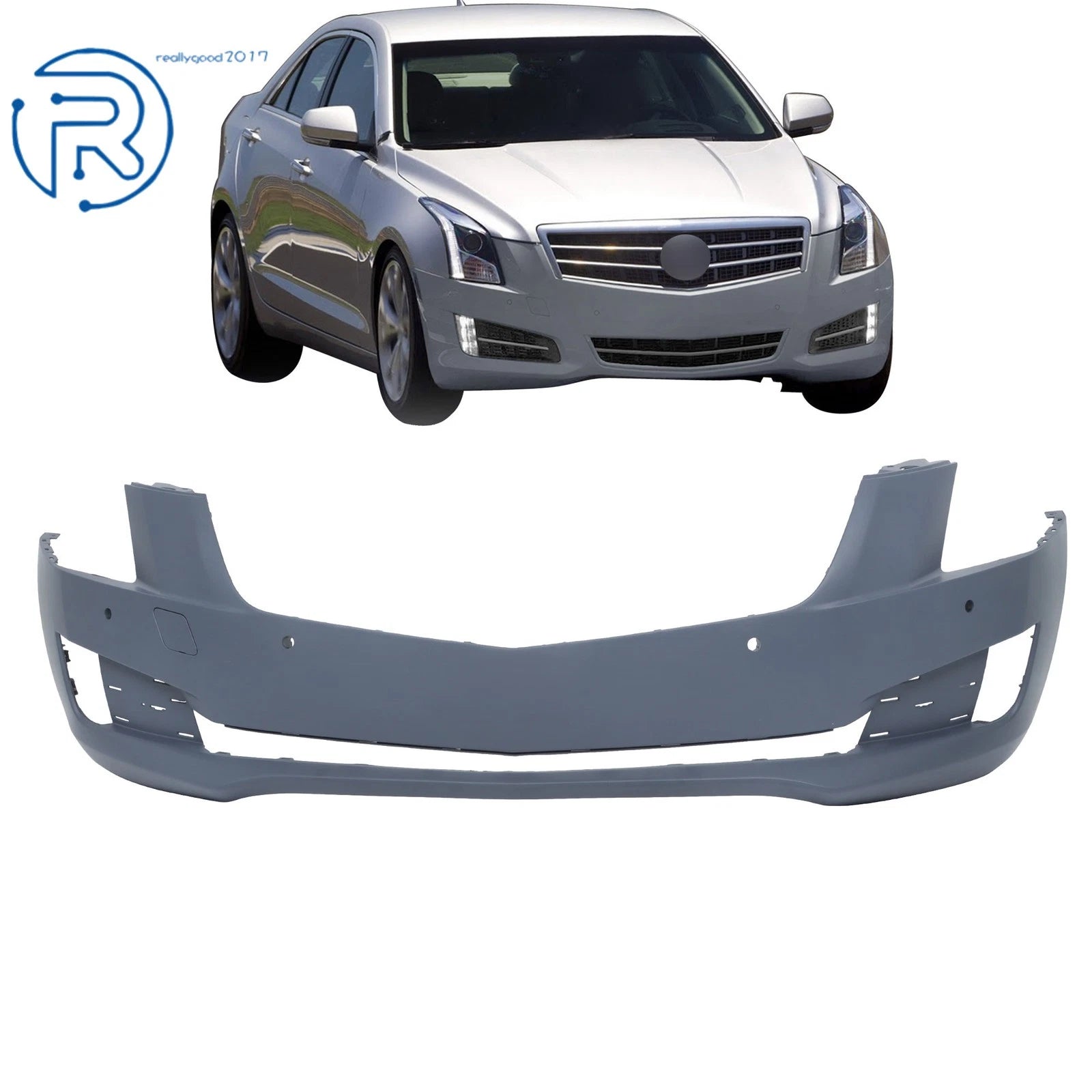Front Bumper Cover for Cadillac ATS (2013–2014)