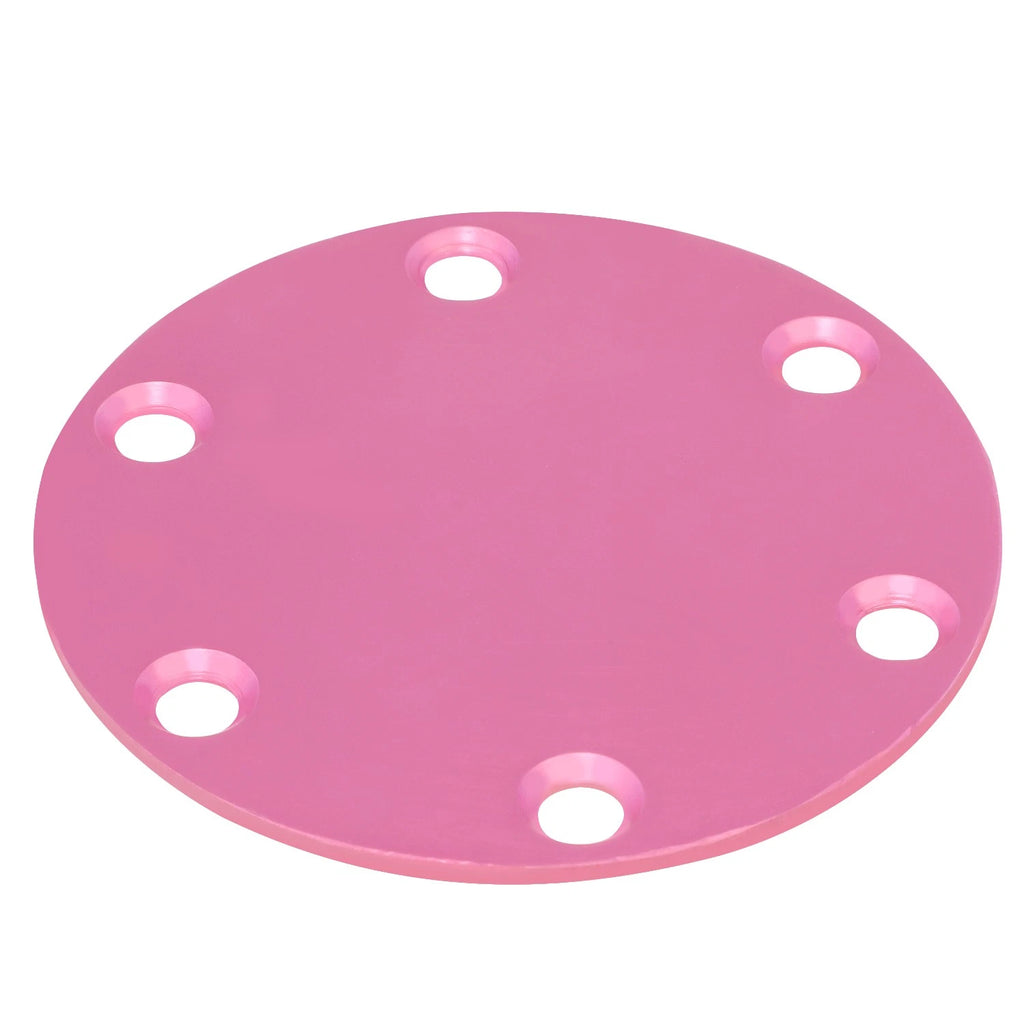 NRG Innovations Aluminum Round Steering Wheel Horn Button Delete Plate STR-250PK for Universal
