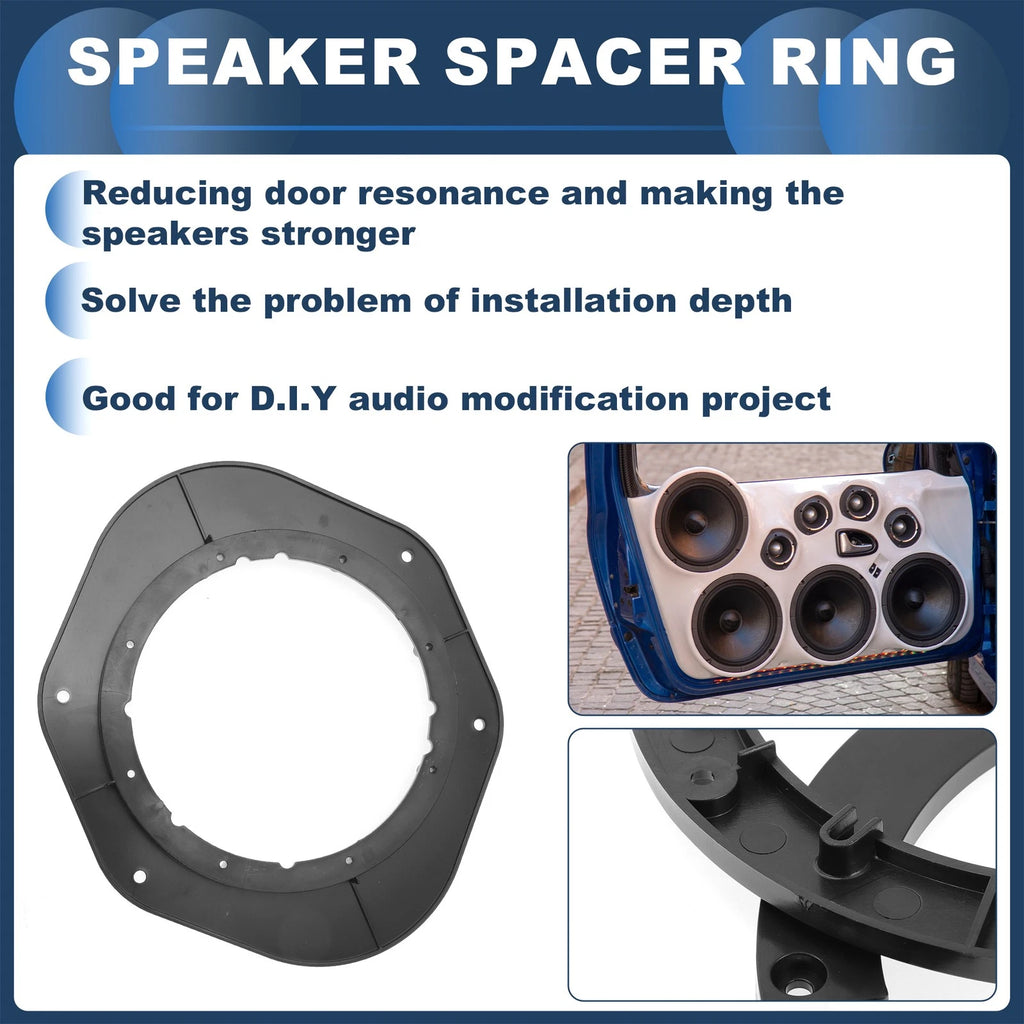 Set of 4 Speaker Spacer Rings for Toyota 6x9" to 6.5"