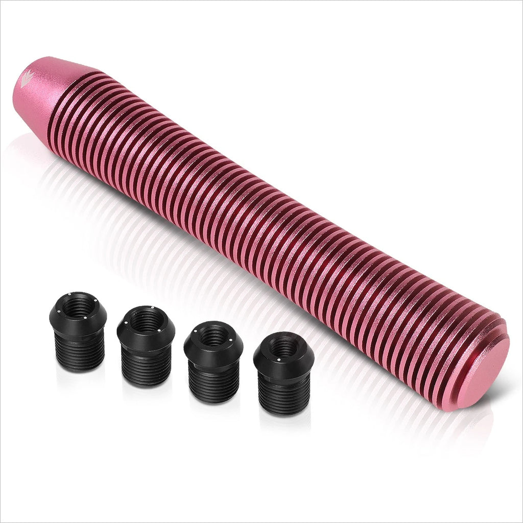 NRG SK-710PK 180mm Pink Shift Knob w/4 Thread Adapters for Universal Fit