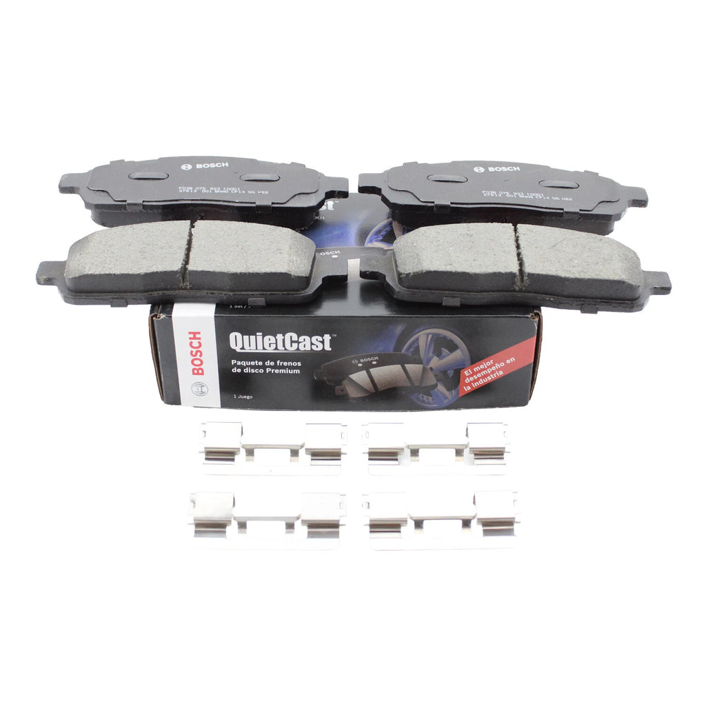 Bosch QuietCast Front Ceramic Slotted Brake Pads for Ford F-150, Lincoln Mark LT (2004–2008)