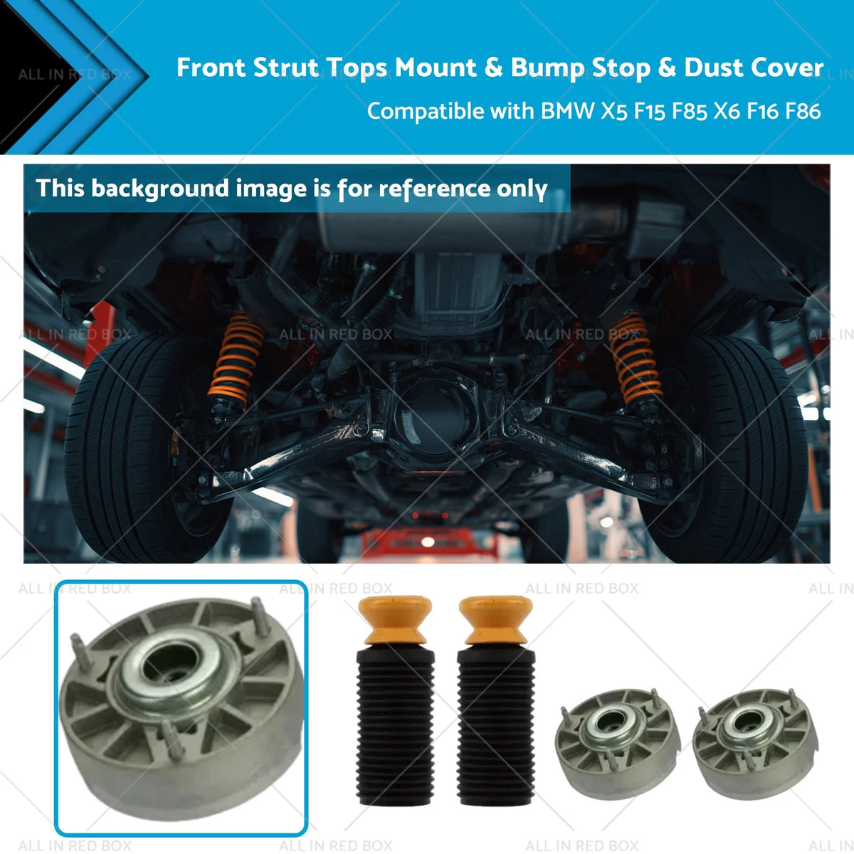 Front Strut Top Mounts Set for BMW X5 F15 F85 (2014–2018)