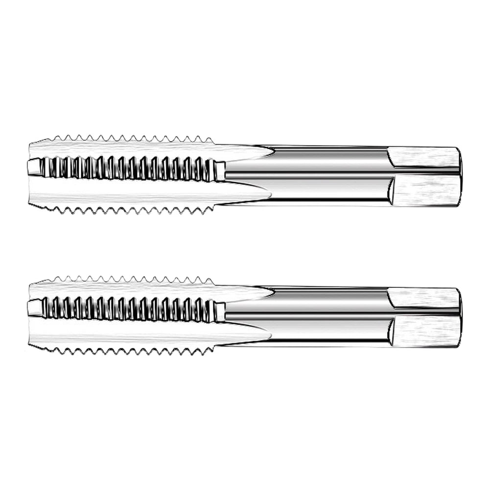 Set of 4 Alloy Steel Metric Hand Taps for Zinc Titanium