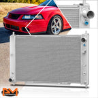 3 Row Aluminum Racing Radiator for Ford Mustang (1997–2004)