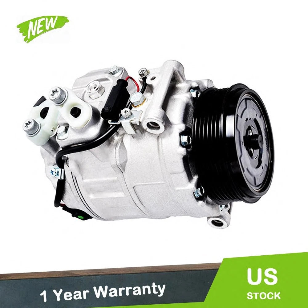 A/C Compressor with Clutch for Mercedes-Benz C240 C280 C320 C350 E350 G550 S550 (2001–2006)