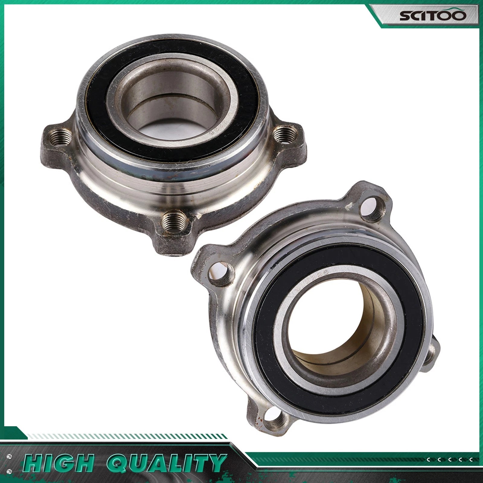 Set of 2 Rear Wheel Bearings for BMW 645Ci 650i 650i xDrive (2004–2010)