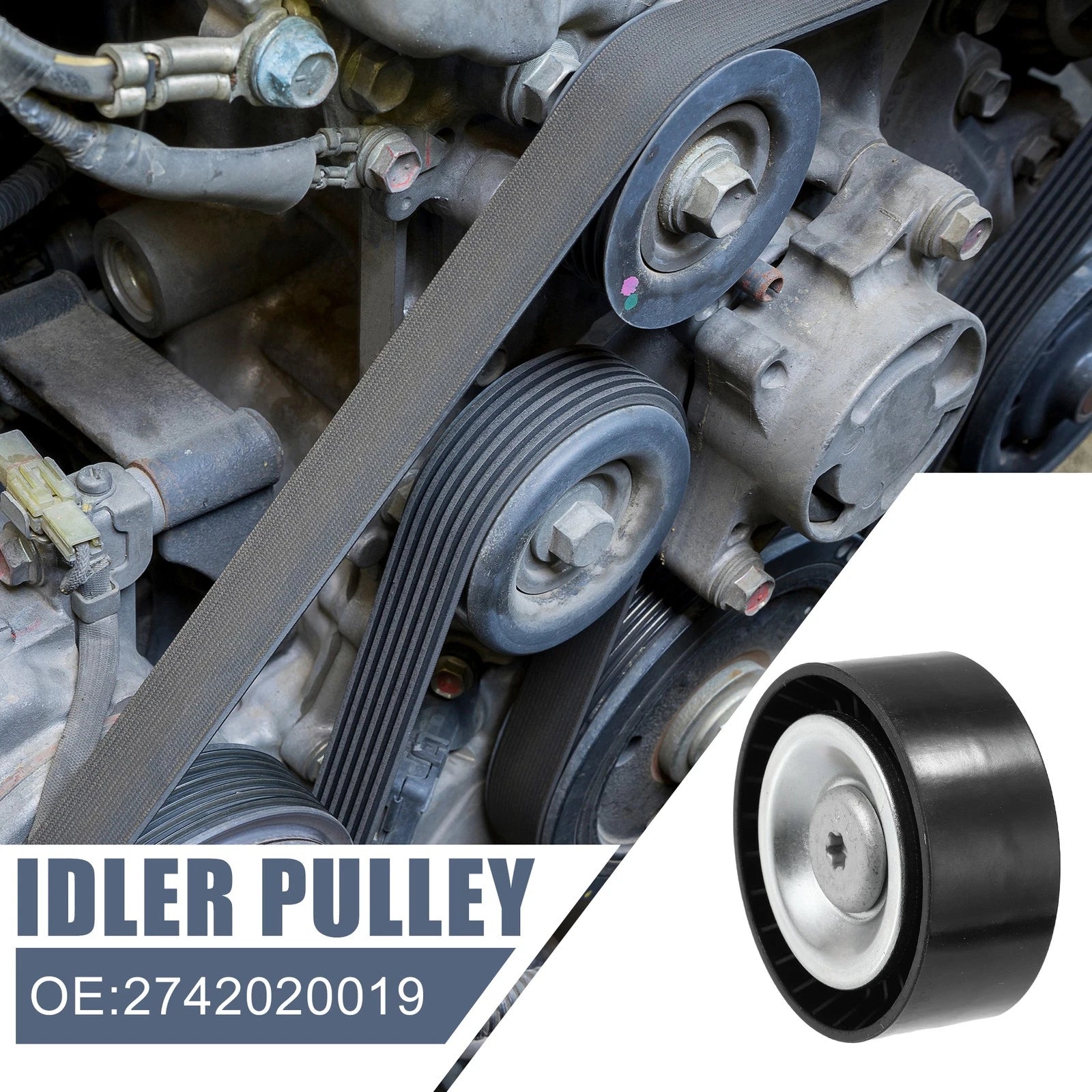 Idler Pulley for Mercedes-Benz C 300 (2015–2018) 2742020019