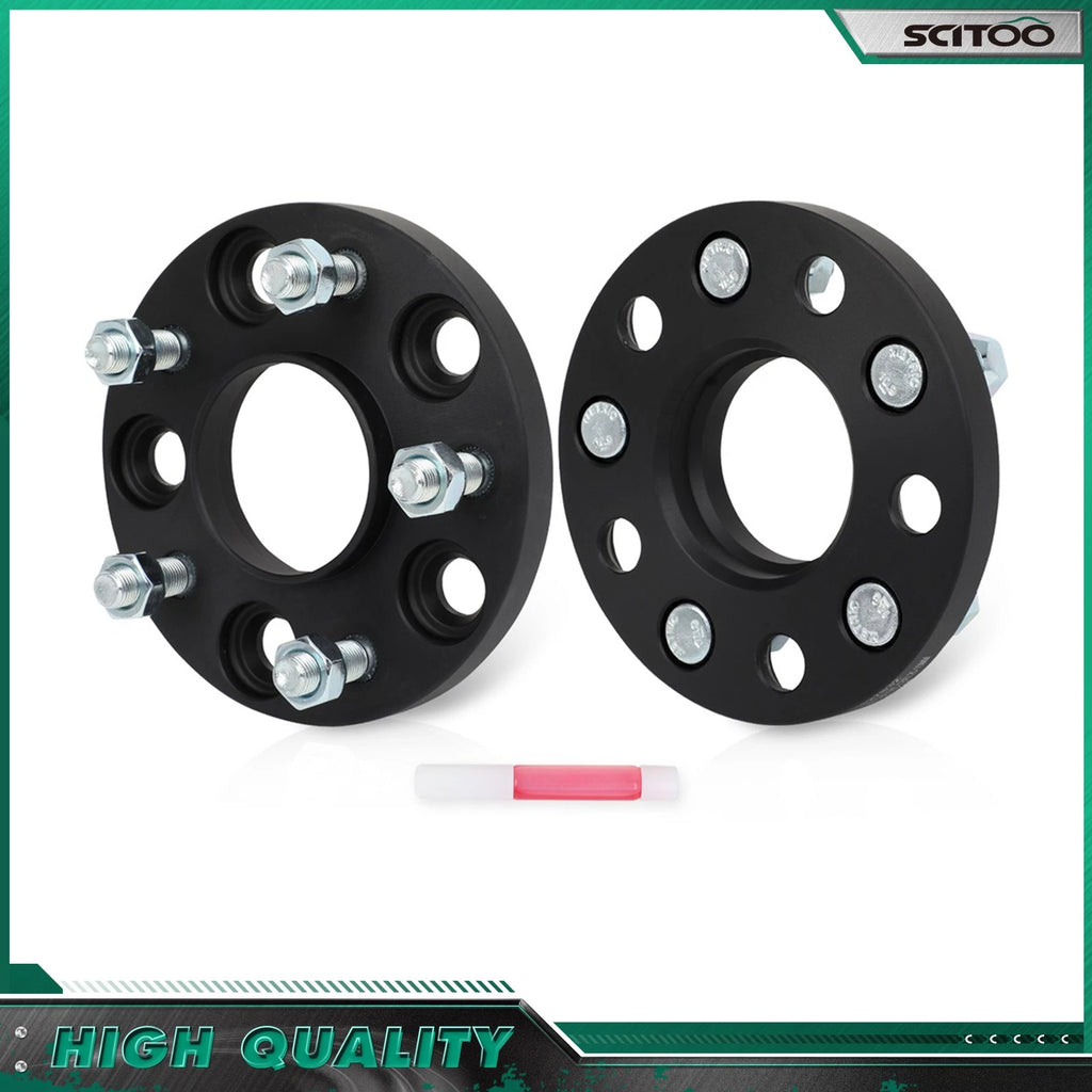 2X 15mm Hub Centric Wheel Spacers 5x4.5 12x1.25 for Infiniti G35 G37 Q50 Q60 Q70 (2003–2020)