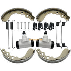 Front Brake Wheel Cylinder Shoes Springs Pins for Suzuki QuadRunner 250 (1987–2002)