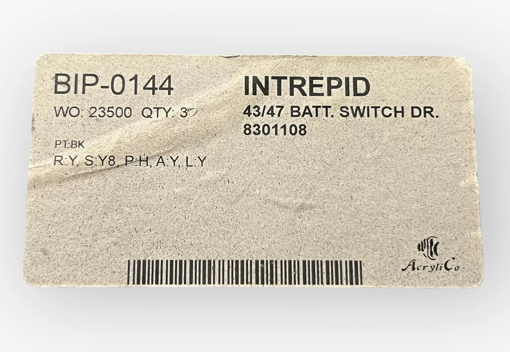 Battery Switch Door for Intrepid 43 / 47 (16 1/8in x 11 3/8in x 1/2in)