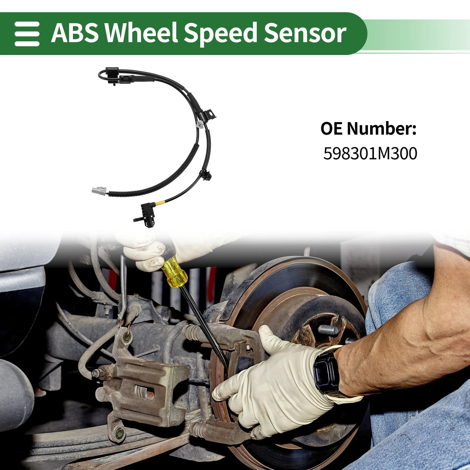 ABS Wheel Speed Sensor No. 598301M300 for KIA Forte (2010–2013)