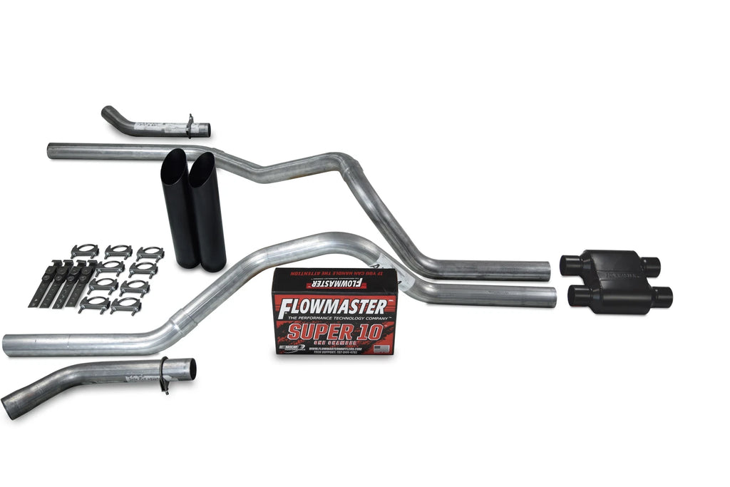Dual Inlet Exhaust Kit for GM 2500 (2000–2006) - Flowmaster Super 10