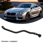 Radiator Hose for BMW 640i Rubber Coolant Pipe Black 1 Pc