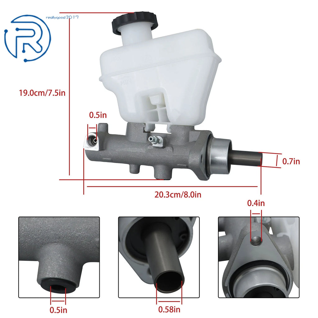 Master Cylinder with Reservoir for Ford Escape (1909–2012) Mazda Tribute (2008–2011)