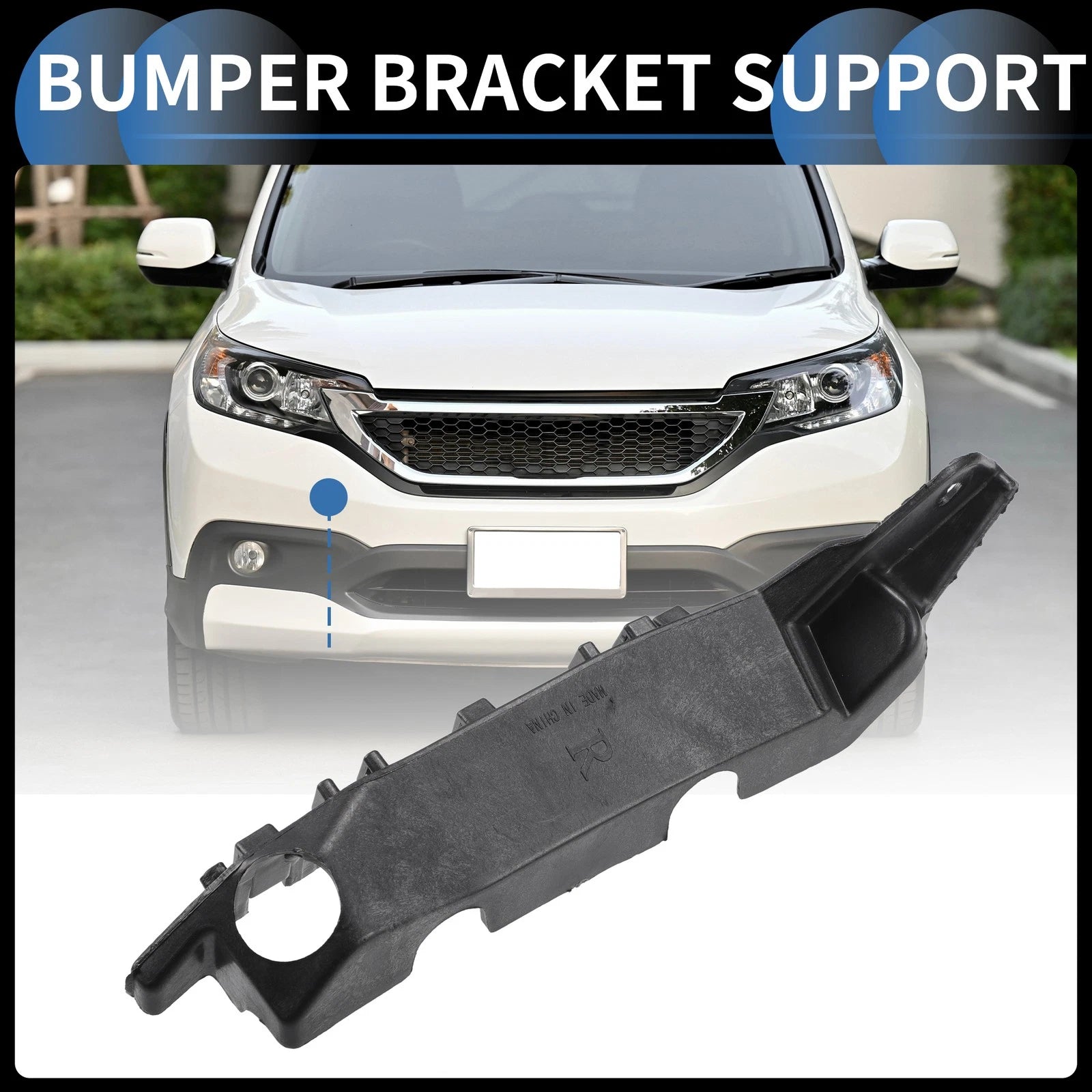 1pc Right Front Bumper Retainer Bracket No. 865143X000 for Hyundai Elantra (2011–2016)