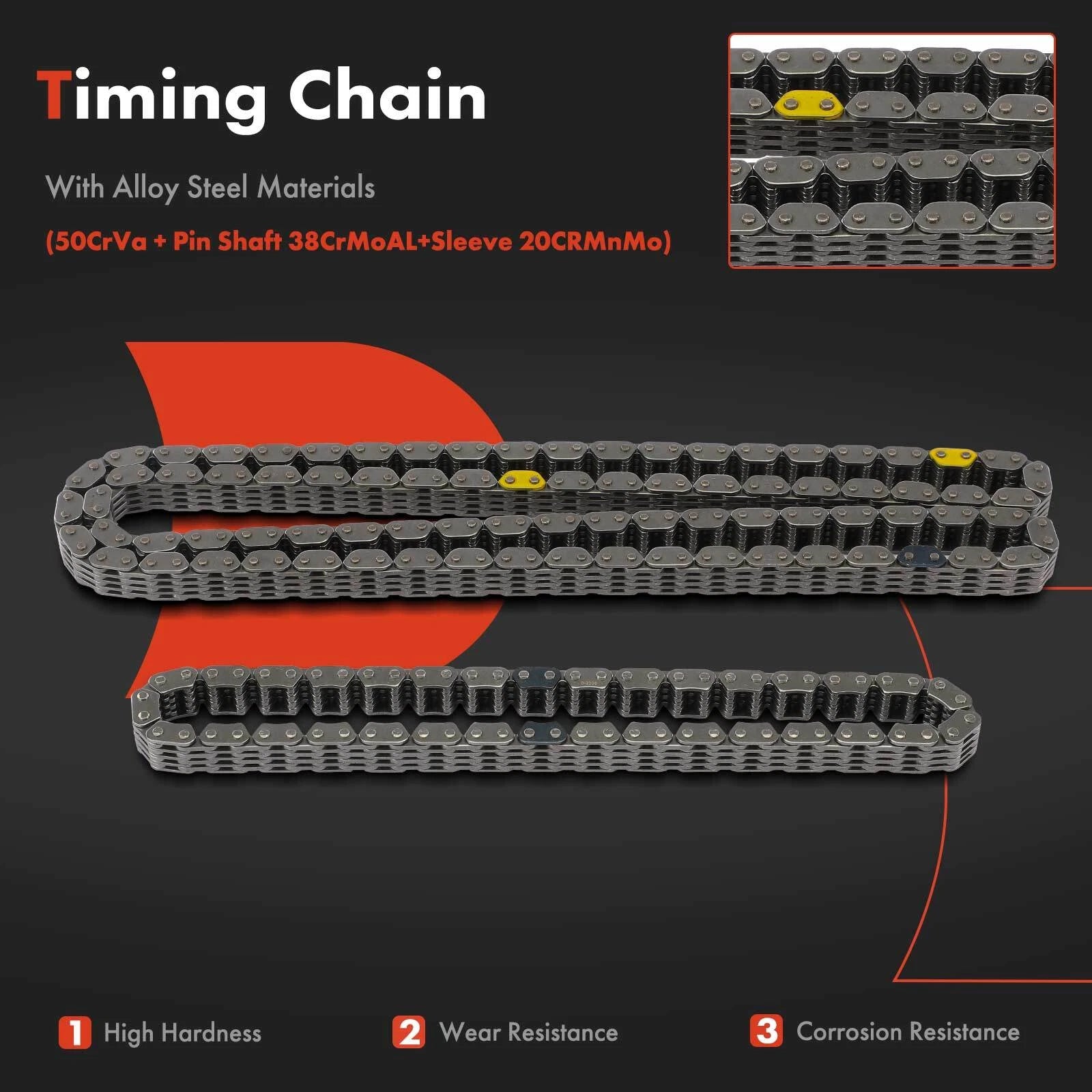 11x Timing Chain Kit for Nissan Altima Sentra Xterra Rogue (2007–2012)