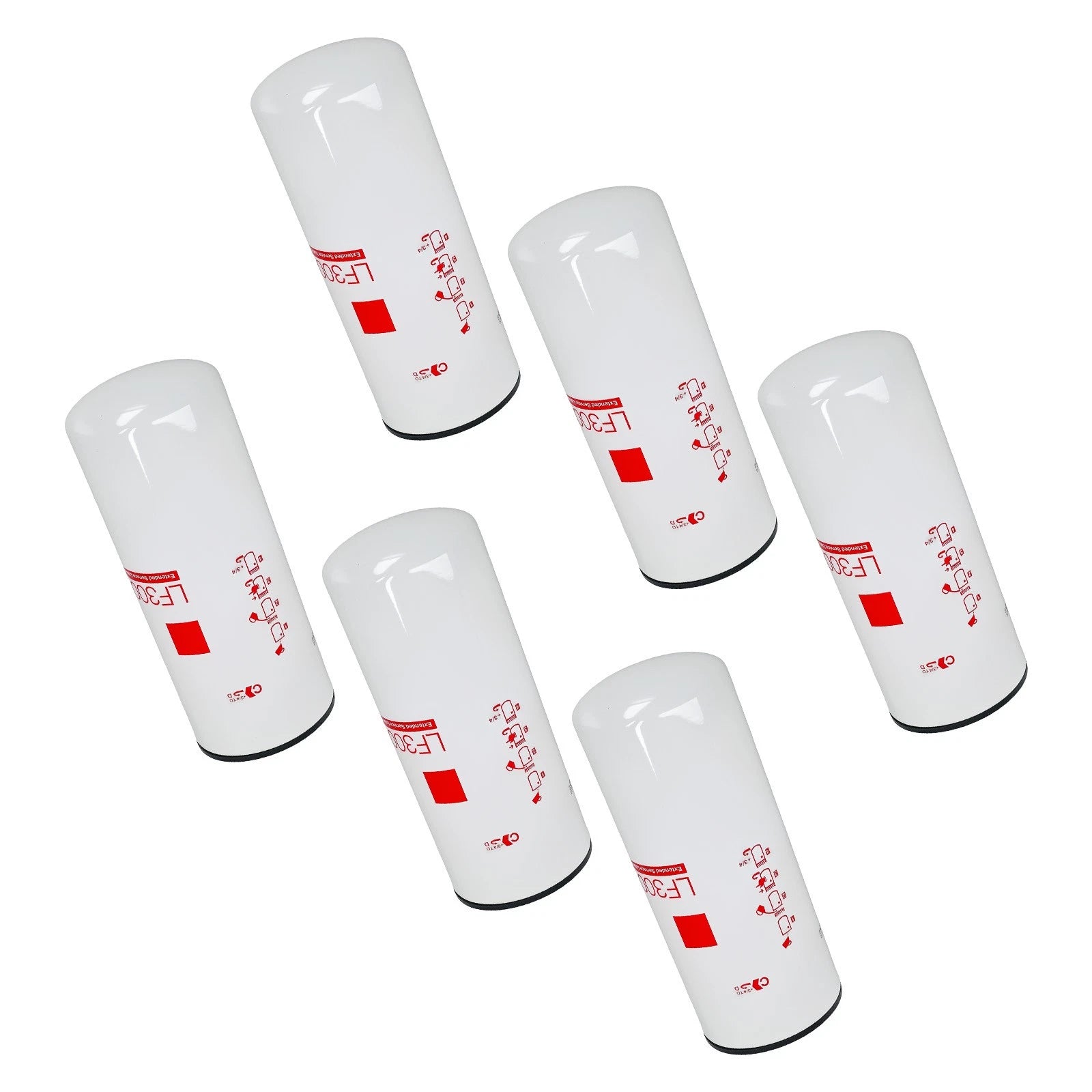 Engine Oil Filter Set for Cummins 8.3L 9.0L Diesel (LF3000 BD103 51748)