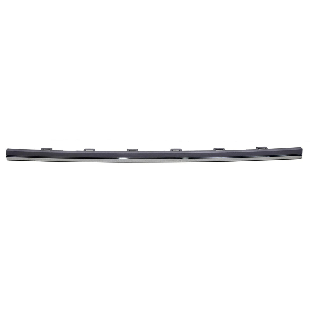Replacement Gray Chrome ABS Plastic Front Center Bumper Cover Molding