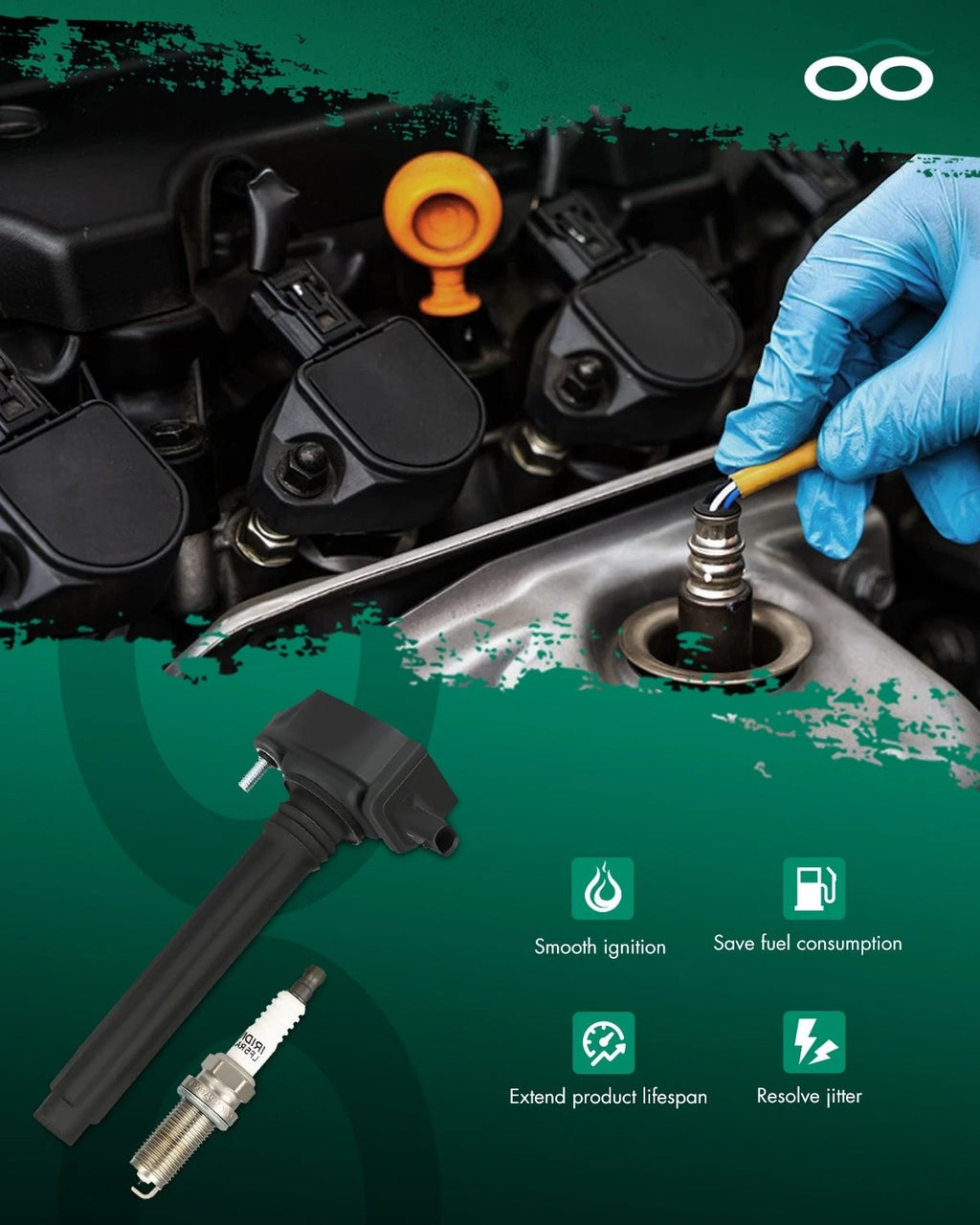 Ignition Coils & Platinum Spark Plugs for Jeep Grand Cherokee (2011–2015)