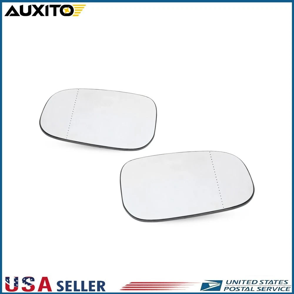 2X Heated Side Mirror Glass for Volvo C30 C70 S40 S60 V50 V70 (2007–2013)