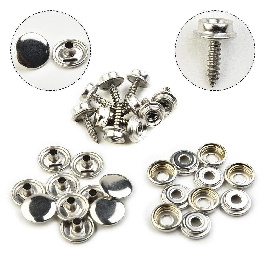 Snap Fasteners for Marine Clothing Fabric