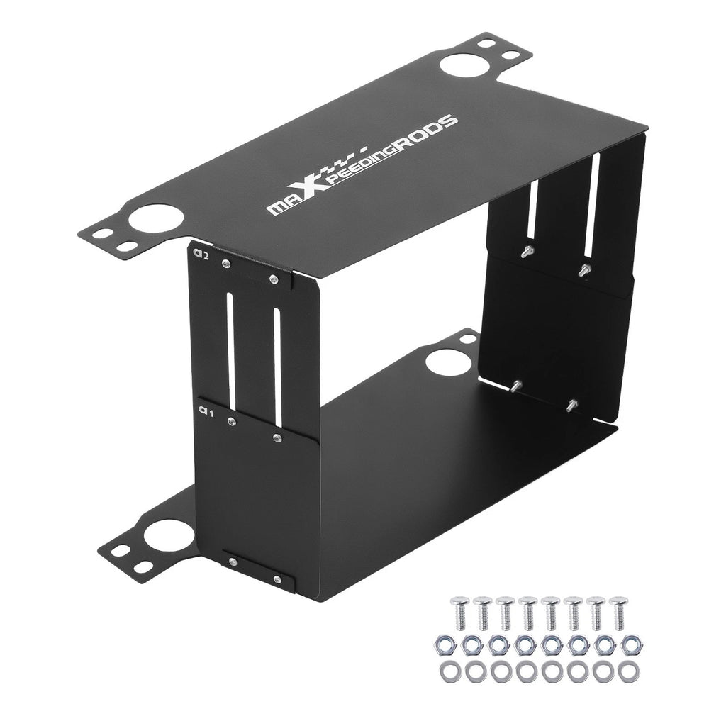New Engine Oil Cooler Air Guide Kit 16-30 Row Black Aluminum Heat Shield