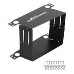 New Engine Oil Cooler Air Guide Kit 16-30 Row Black Aluminum Heat Shield