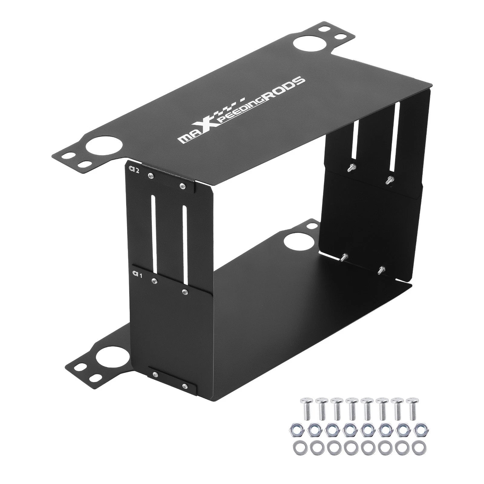 New Engine Oil Cooler Air Guide Kit 16-30 Row Black Aluminum Heat Shield