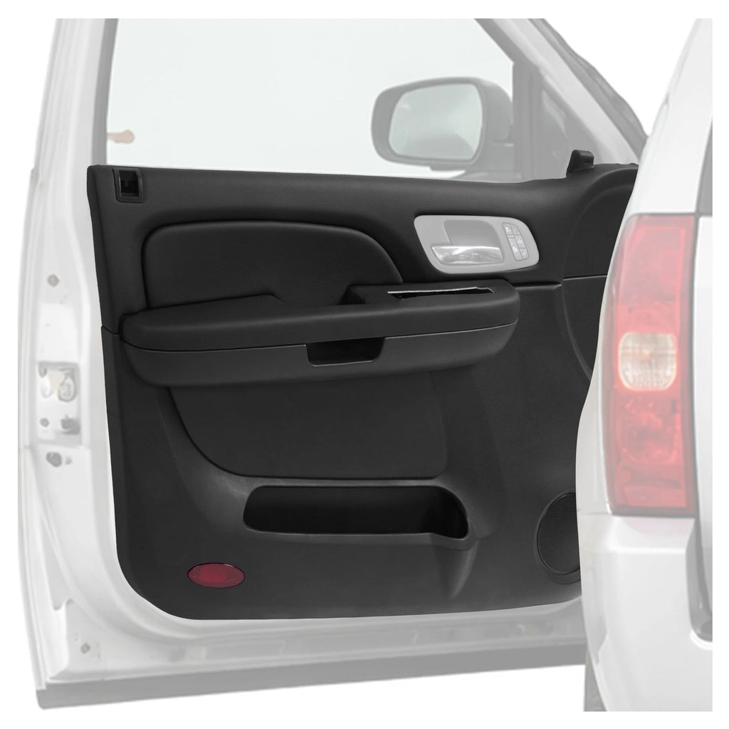 Driver Side Door Panel for Chevy Tahoe Silverado GMC Yukon (2007–2009) Black