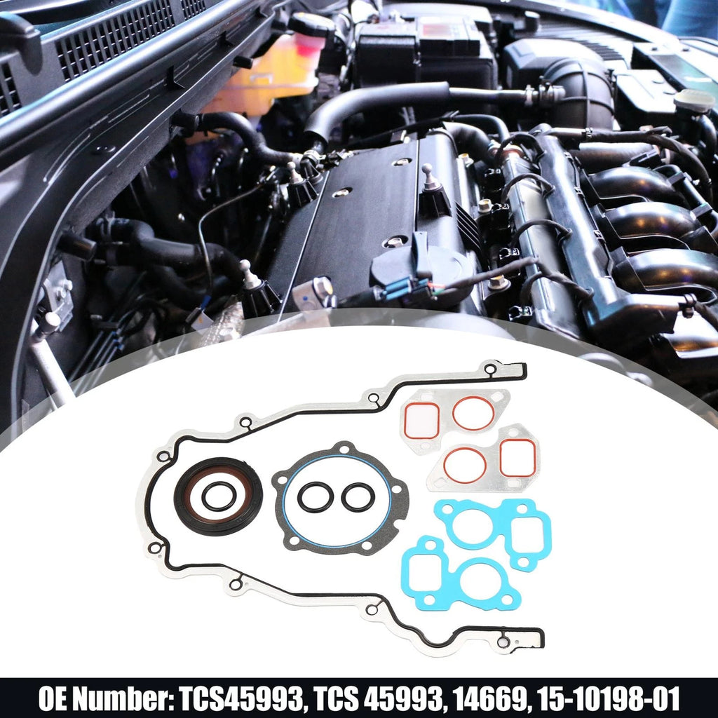 Set of 4 Engine Timing Cover Seal Gaskets TCS 45993 for GM 4.8L 5.3L 5.7L 6.0L