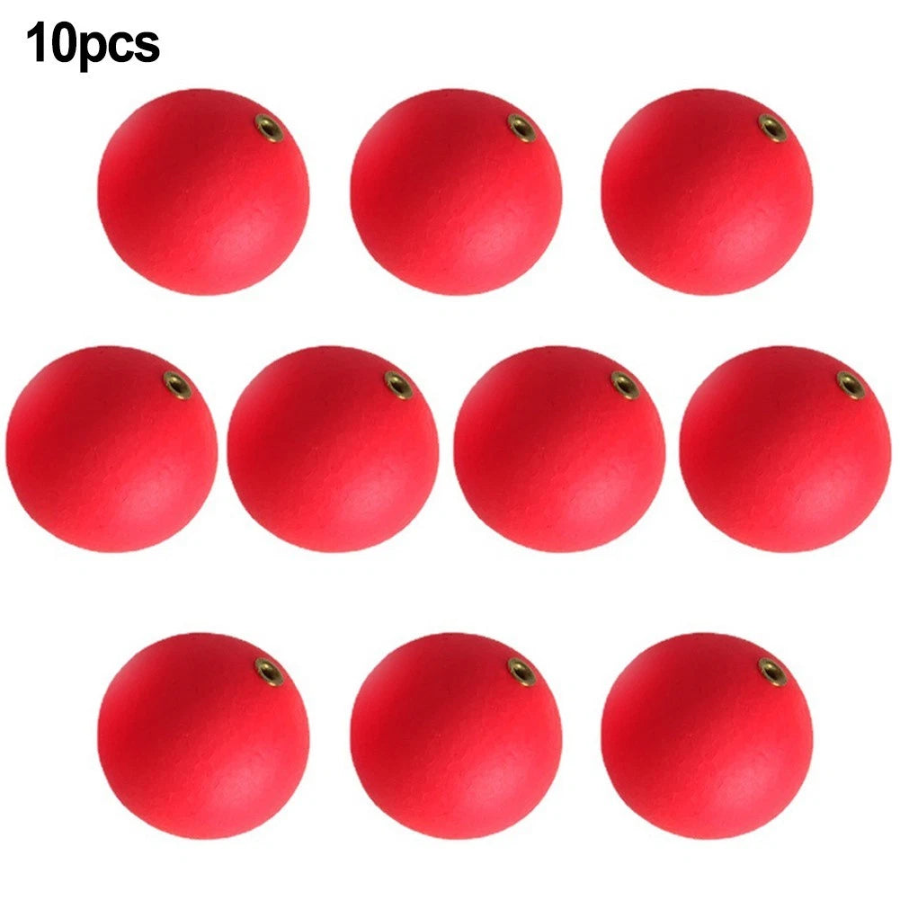 Floating Ball Foam Bobbers for Fishing (Bright Colors, EVA)