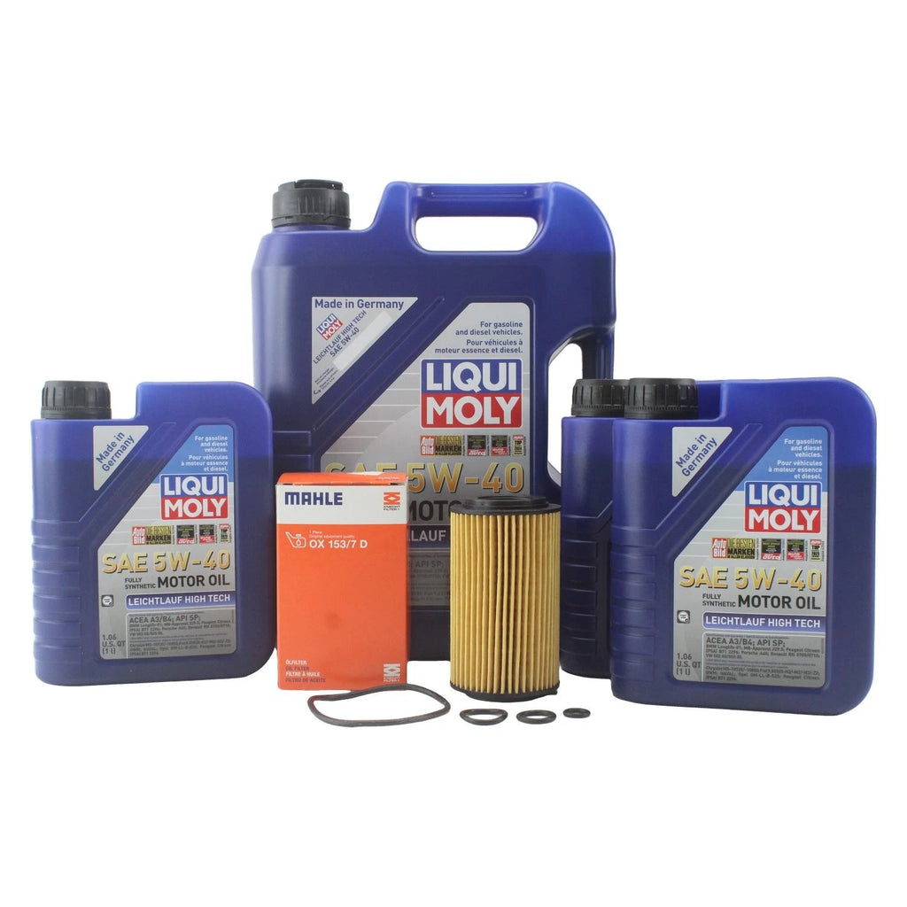 Oil Change Kit for Mercedes C300 (2008–2015) - 8L Liqui Moly 5W40, Mahle